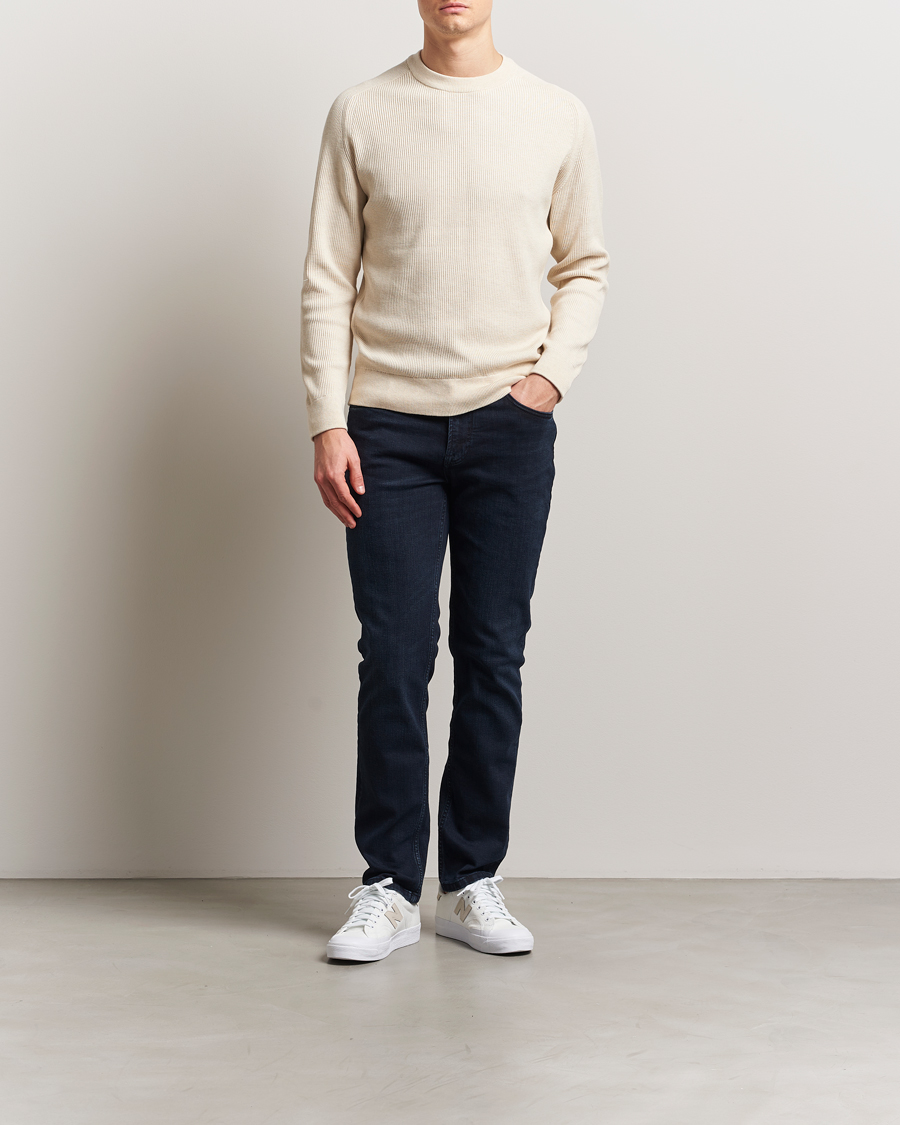 Herre | Gensere | NN07 | Kevin Cotton Knitted Sweater Ivory