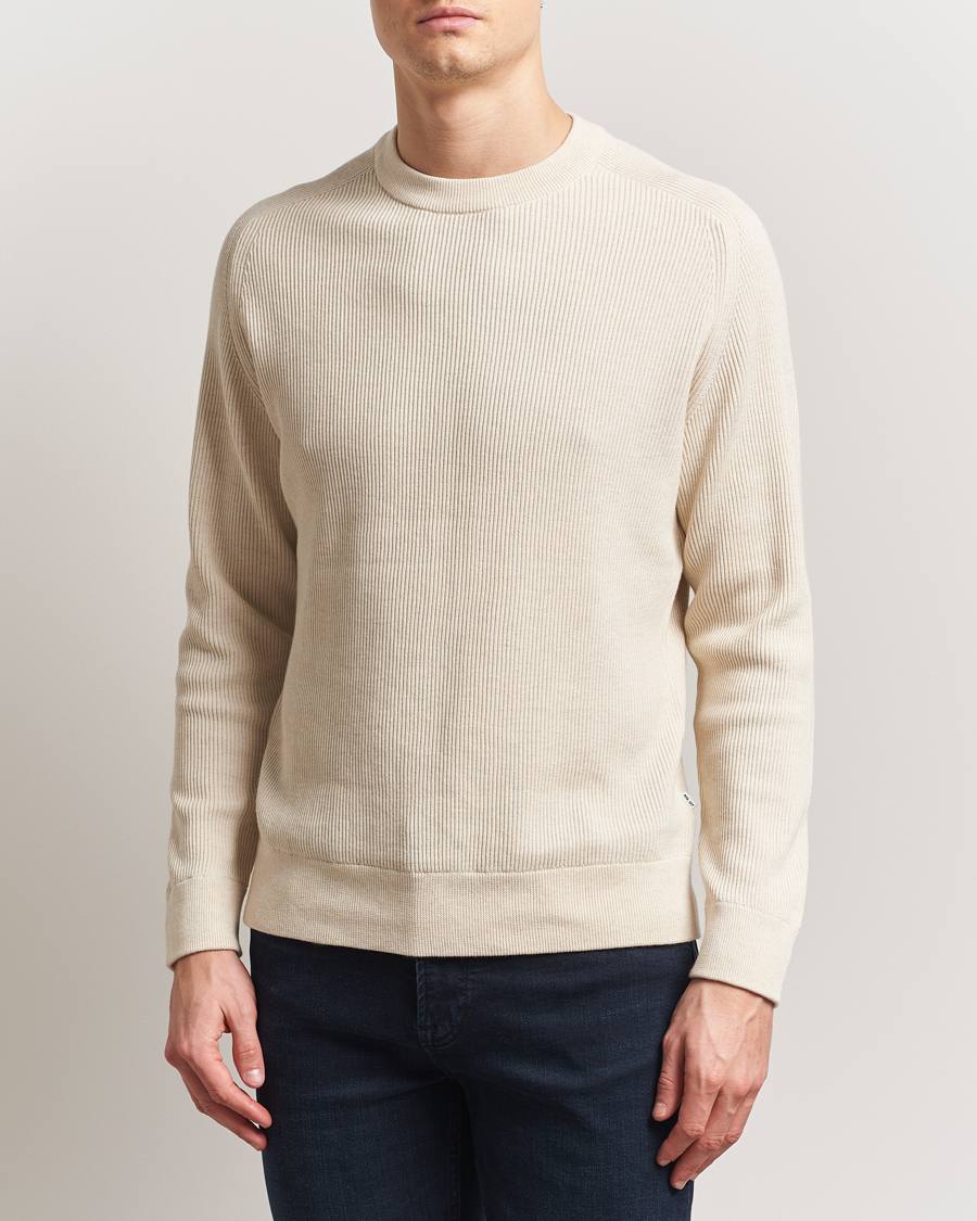 Herre | Gensere | NN07 | Kevin Cotton Knitted Sweater Ivory