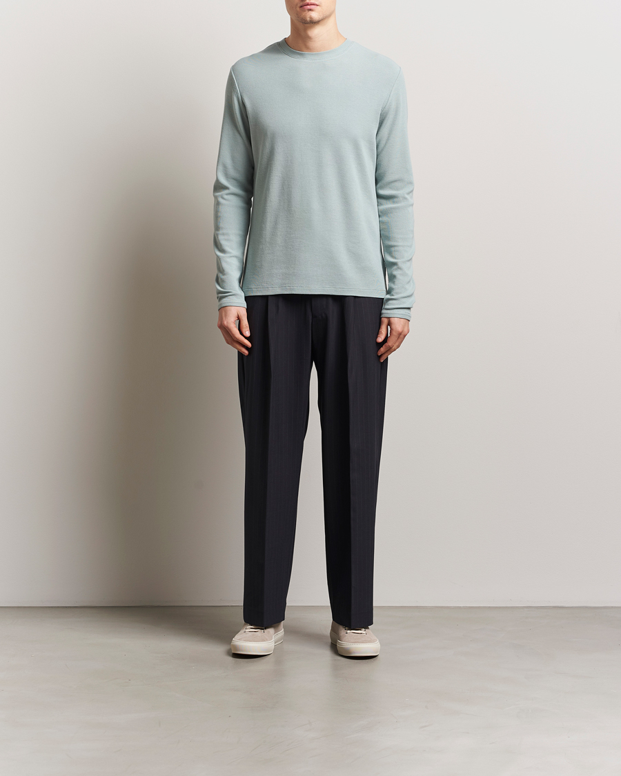 Herre | Gensere | NN07 | Clive Knitted Sweater Steely Blue