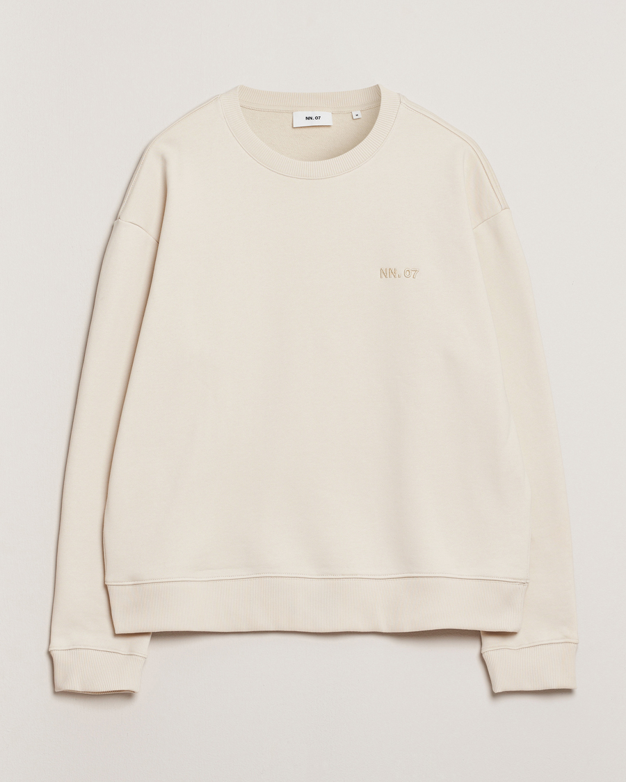 Herre | Gensere | NN07 | David Crew Neck Sweatshirt Ivory
