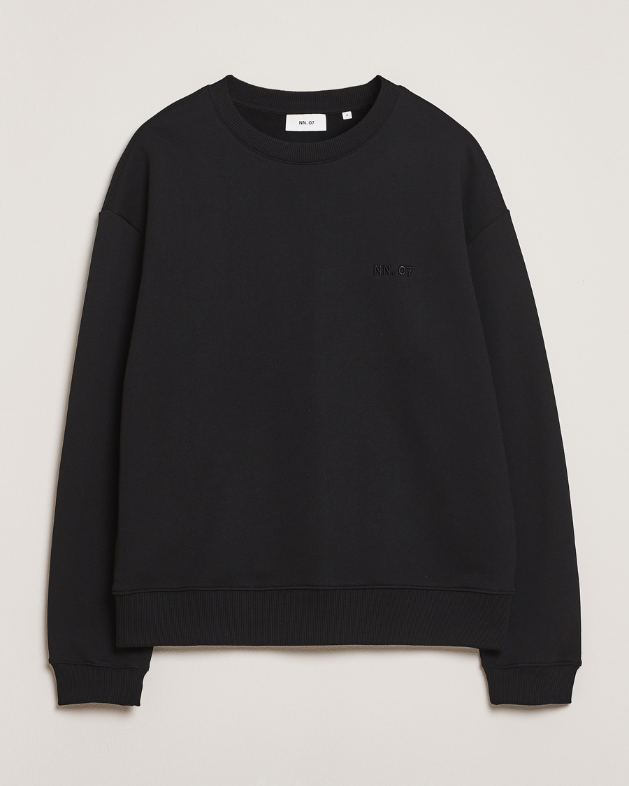 Herre | Gensere | NN07 | David Crew Neck Sweatshirt Black