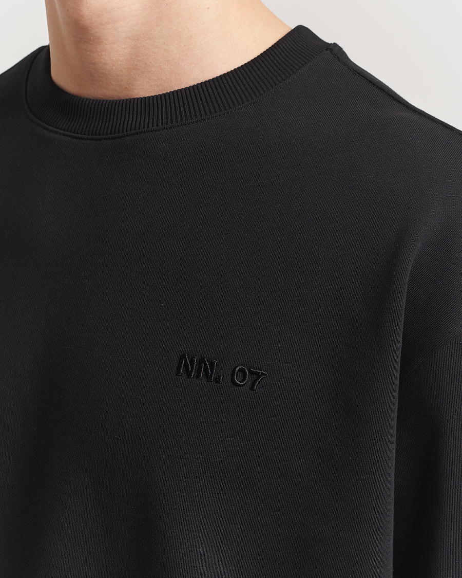 Herre | Gensere | NN07 | David Crew Neck Sweatshirt Black
