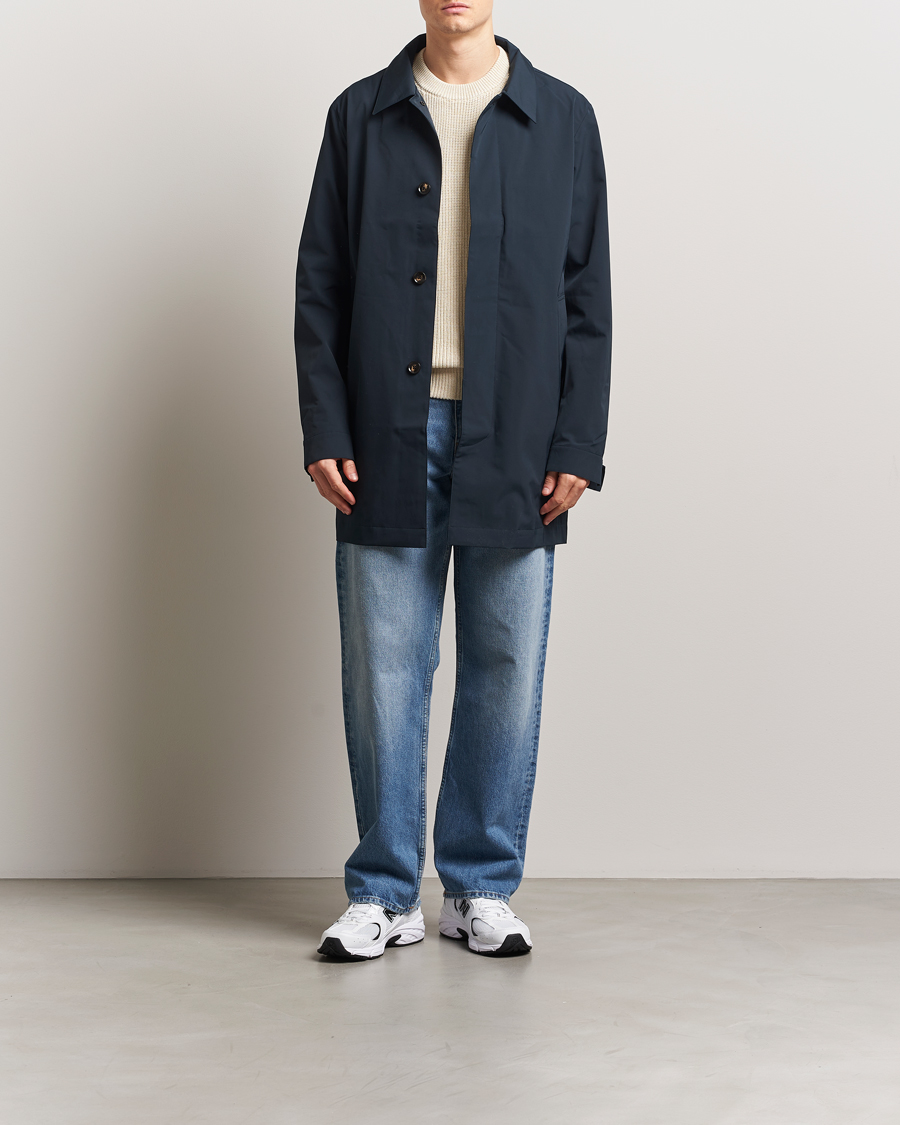 Herre | Jakker | NN07 | Kim Waterproof Car Coat Navy Blue