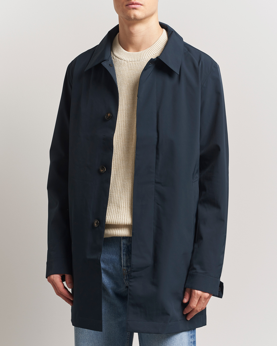 Herre | Jakker | NN07 | Kim Waterproof Car Coat Navy Blue