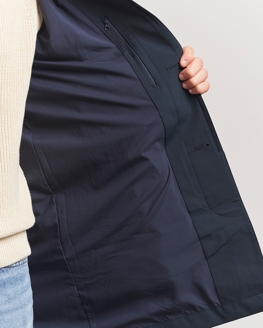 Herre | Jakker | NN07 | Kim Waterproof Car Coat Navy Blue