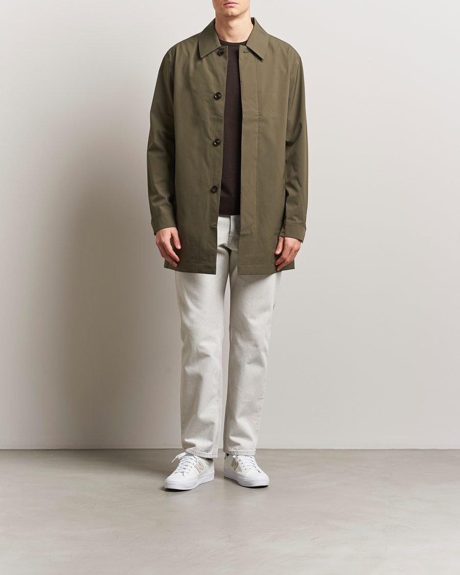 Herre | Jakker | NN07 | Kim Waterproof Car Coat Capers Green