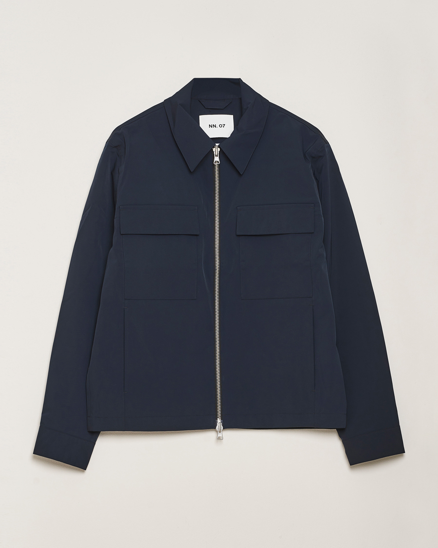 Herre | Jakker | NN07 | Alban Bomber Jacket Navy Blue
