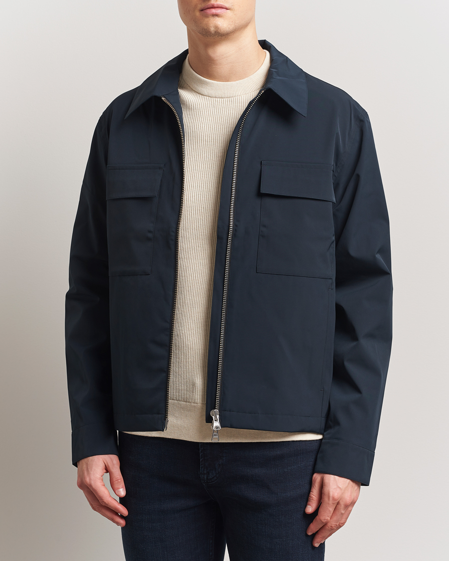 Herre | Jakker | NN07 | Alban Bomber Jacket Navy Blue