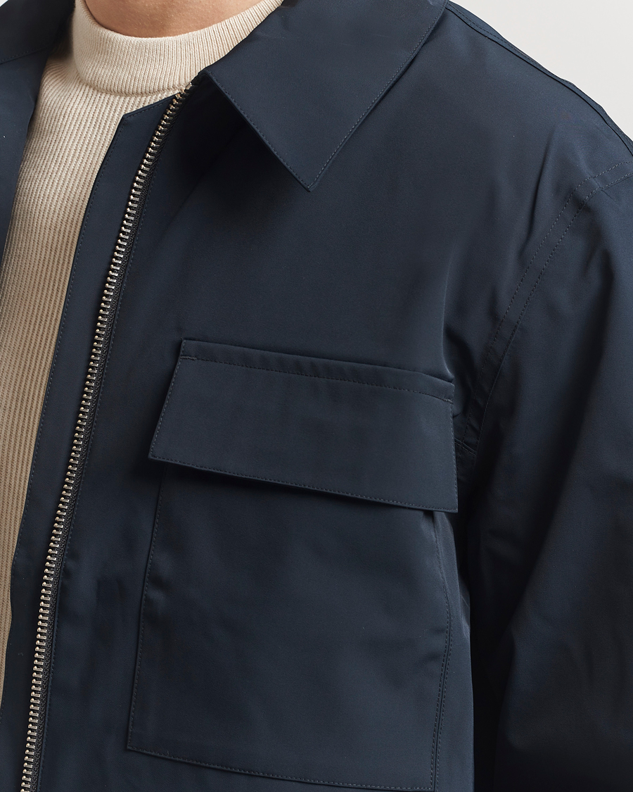 Herre | Jakker | NN07 | Alban Bomber Jacket Navy Blue