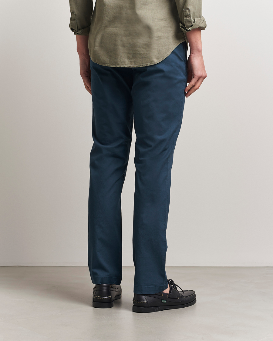 Herre | Bukser | Dockers | Crafted Khaki Slim Cotton/Linen Chino Stratified Sea