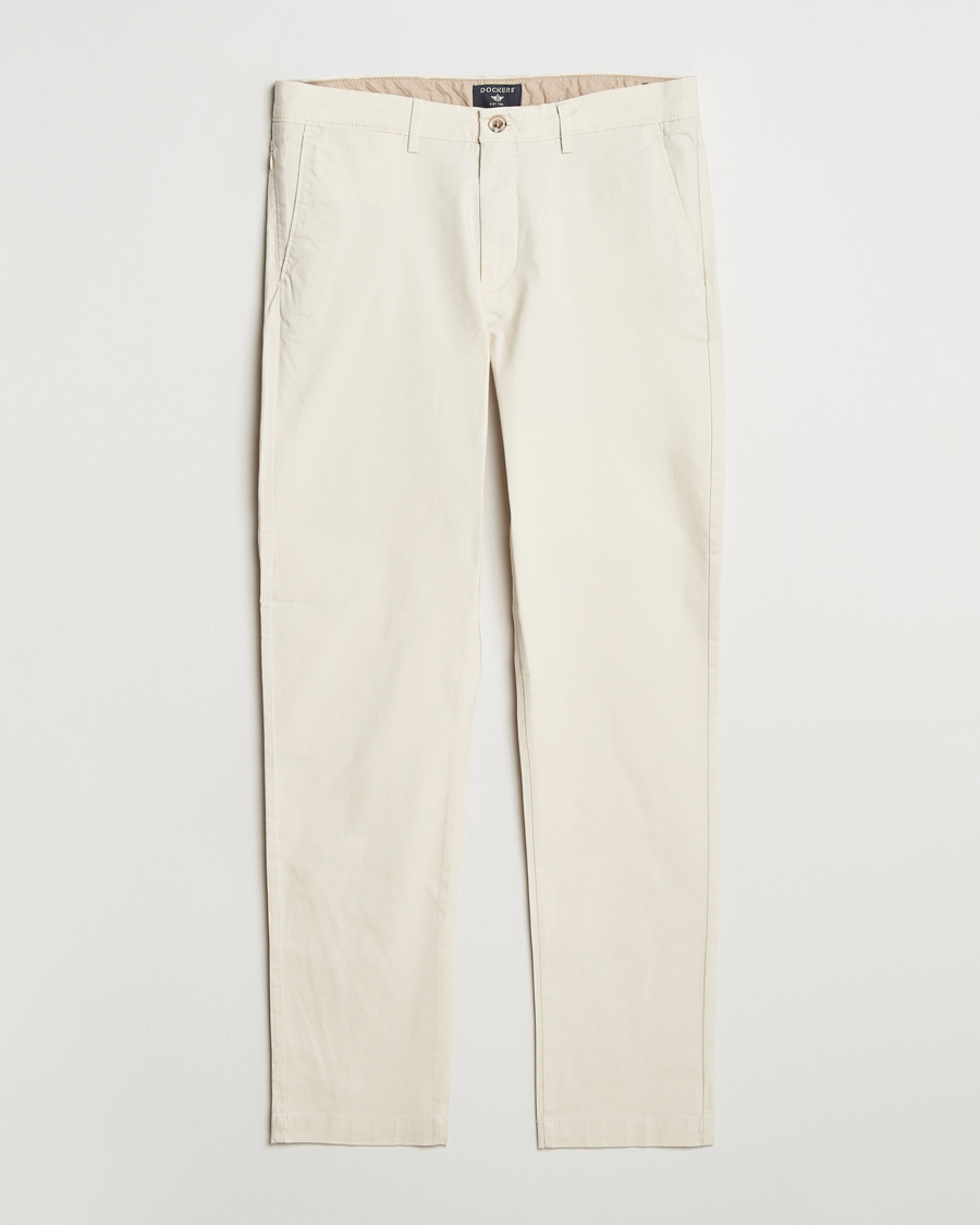 Herre | Bukser | Dockers | Crafted Khaki Slim Cotton/Linen Chino Summer Earth