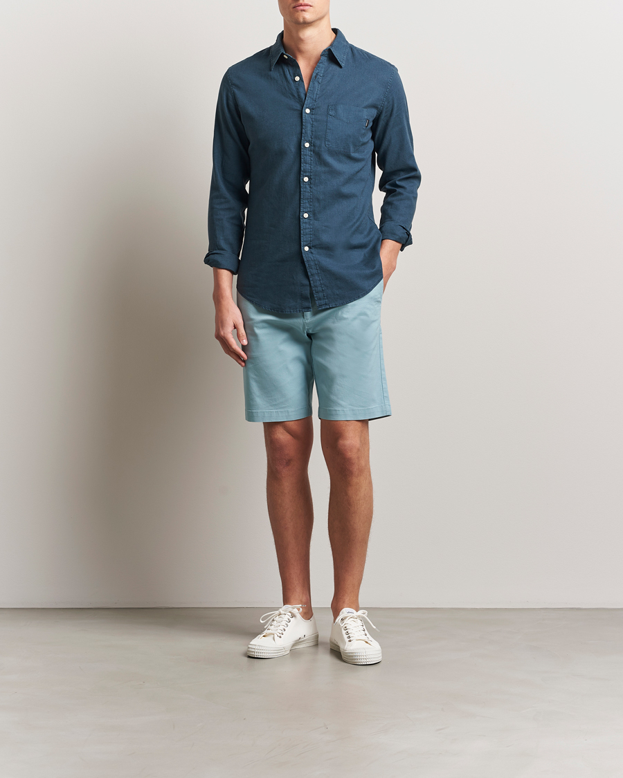 Herre | Shorts | Dockers | Slim Cotton/Linen Shorts Tourmaline