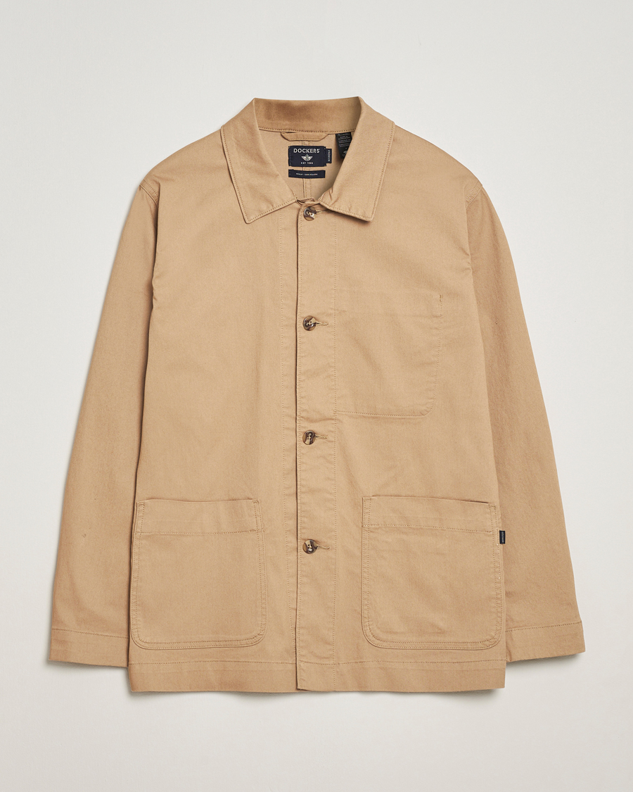 Herre | Skjorter | Dockers | Regular Chore Coat Harvest Gold