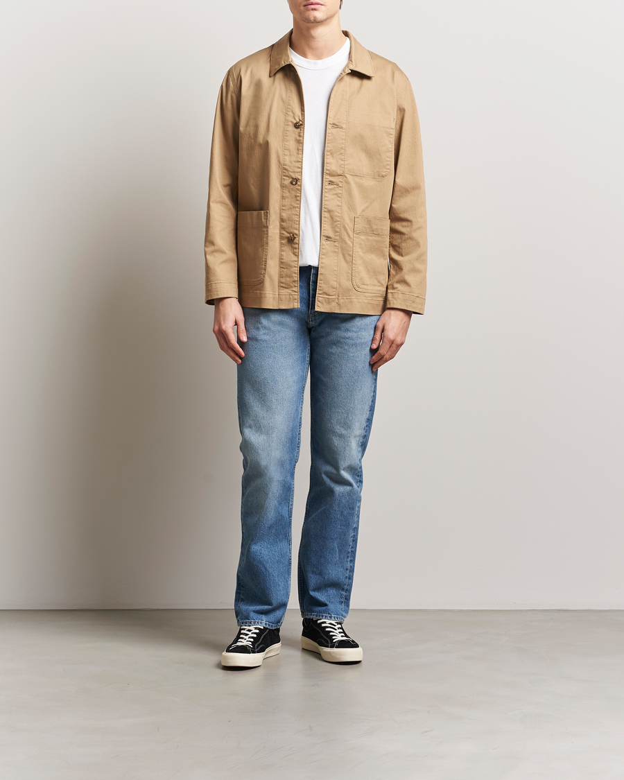 Herre | Skjorter | Dockers | Regular Chore Coat Harvest Gold