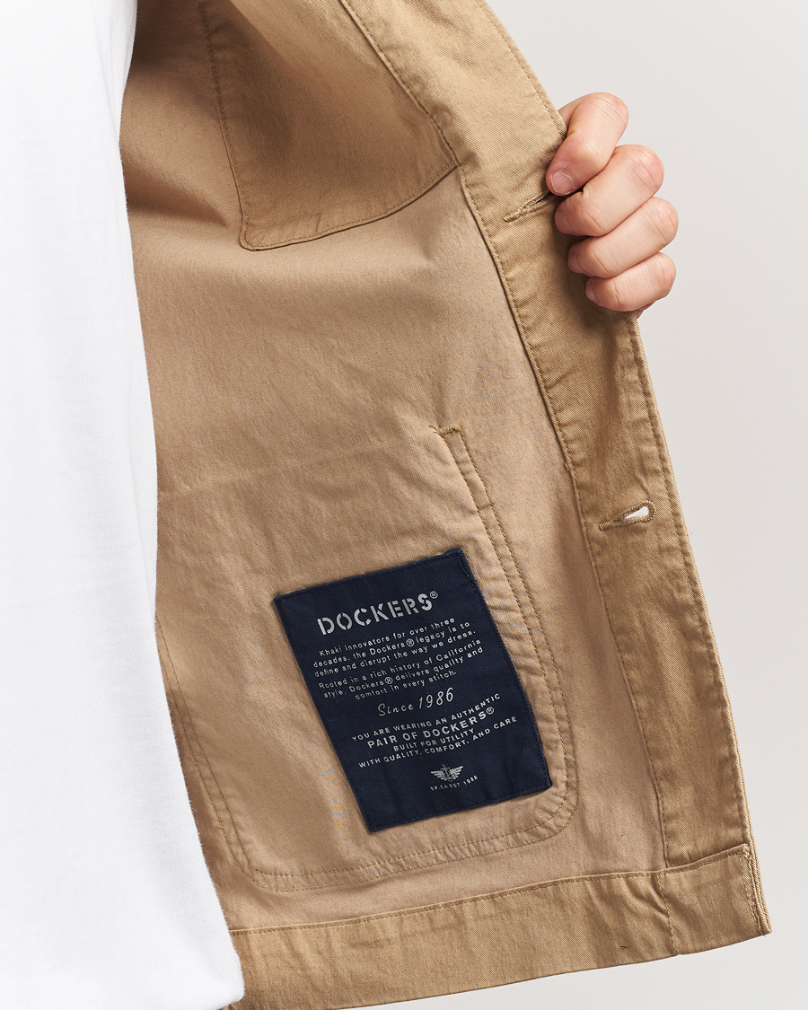Herre | Skjorter | Dockers | Regular Chore Coat Harvest Gold