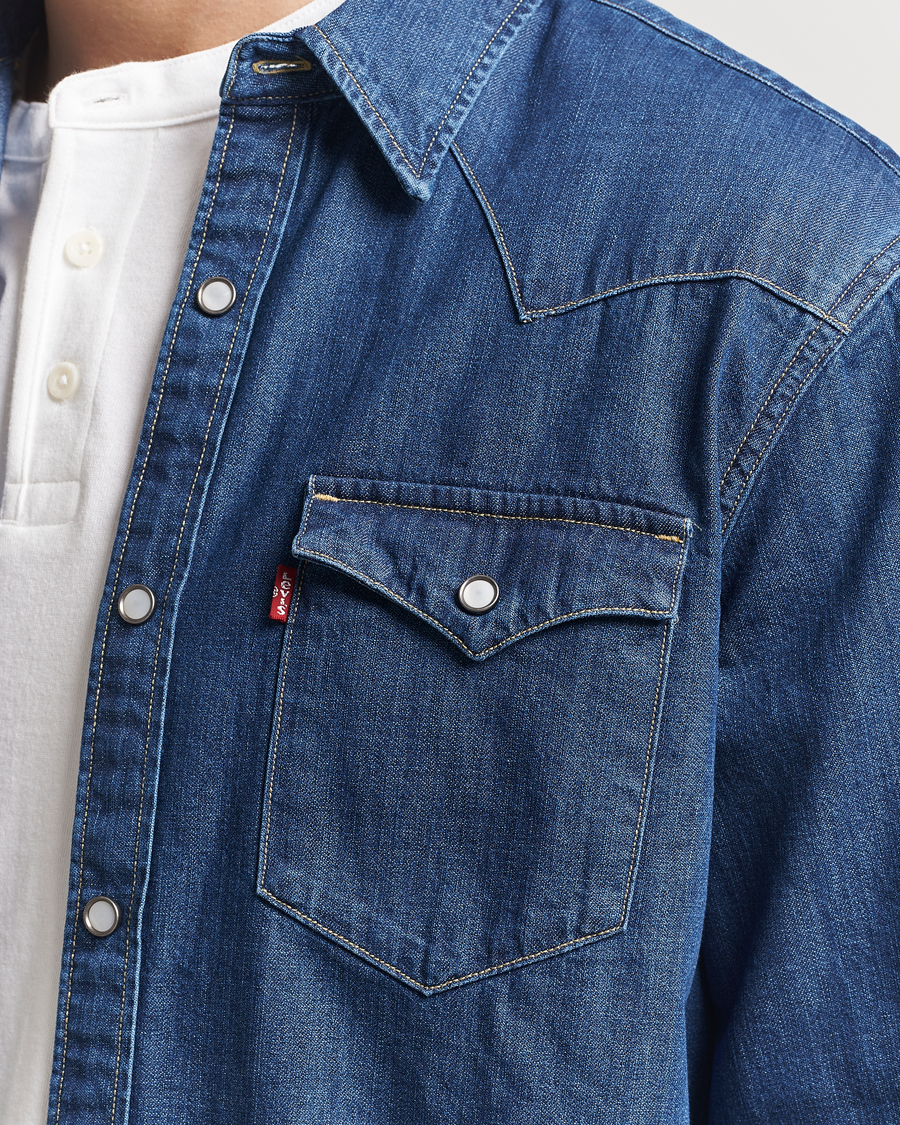 Herre | Skjorter | Levi's | Barstow Western Standard Shirt Medium Blue