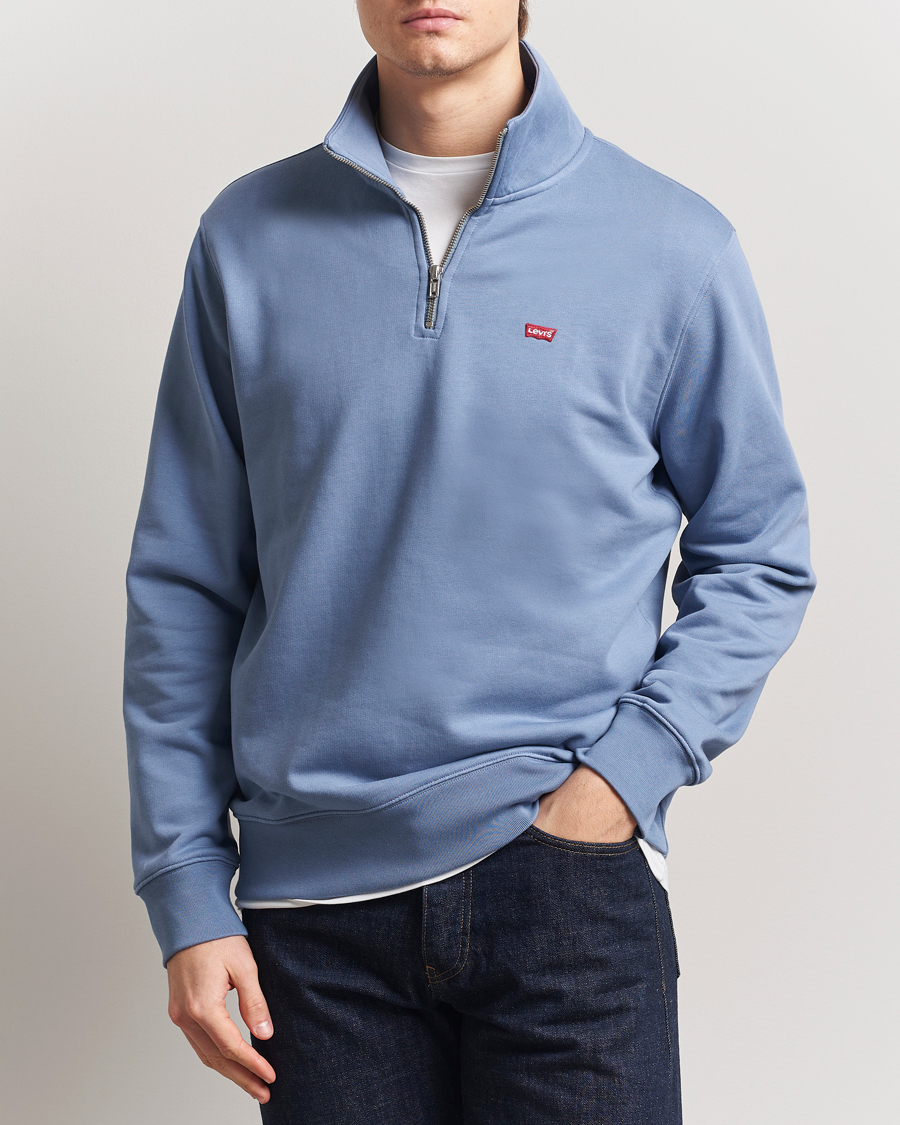 Herre | Gensere | Levi's | Original Half Zip Sweater Vintage Indigo