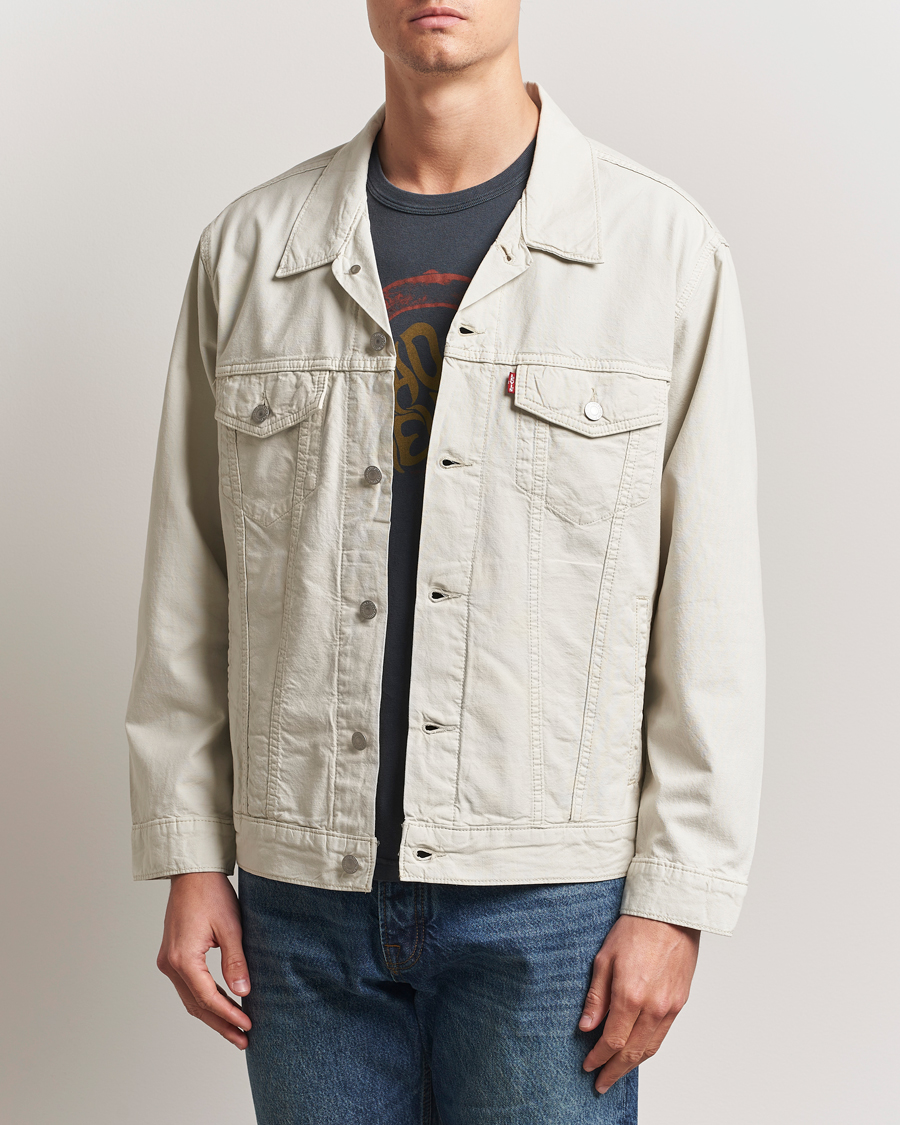 Herre | Jakker | Levi's | Relaxed Fit Trucker Jacket Silver Birch