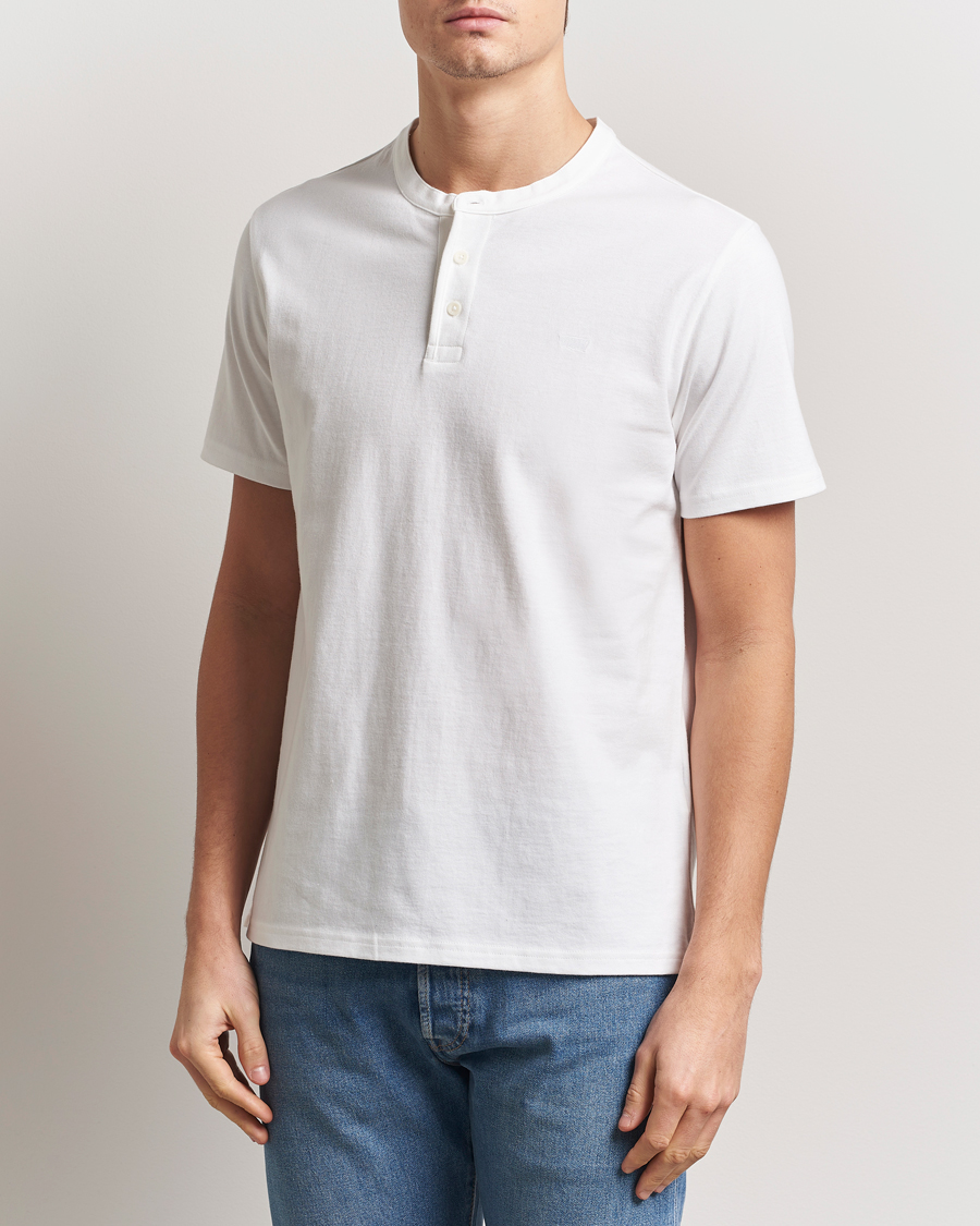 Herre | T-Shirts | Levi's | Short Sleeve Henley White