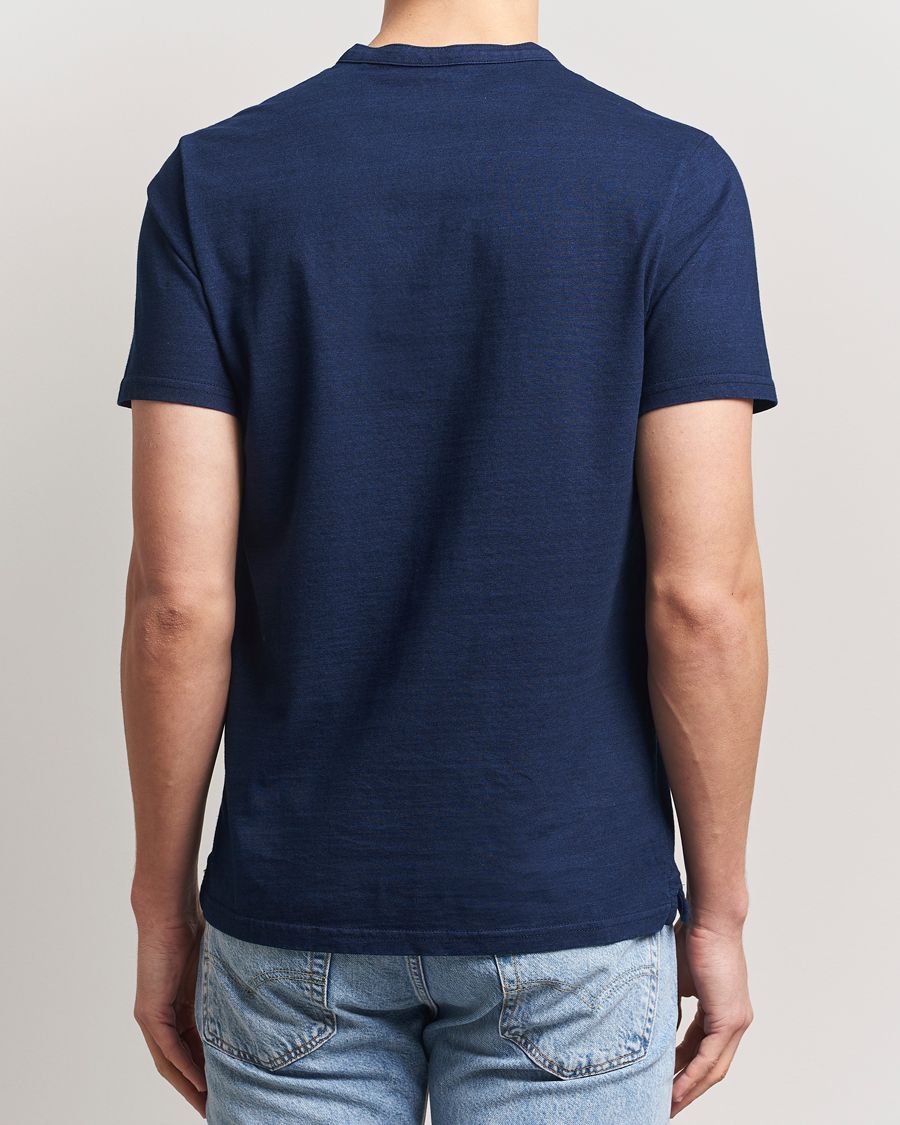 Herre | T-Shirts | Levi's | Short Sleeve Henley Dark Indigo
