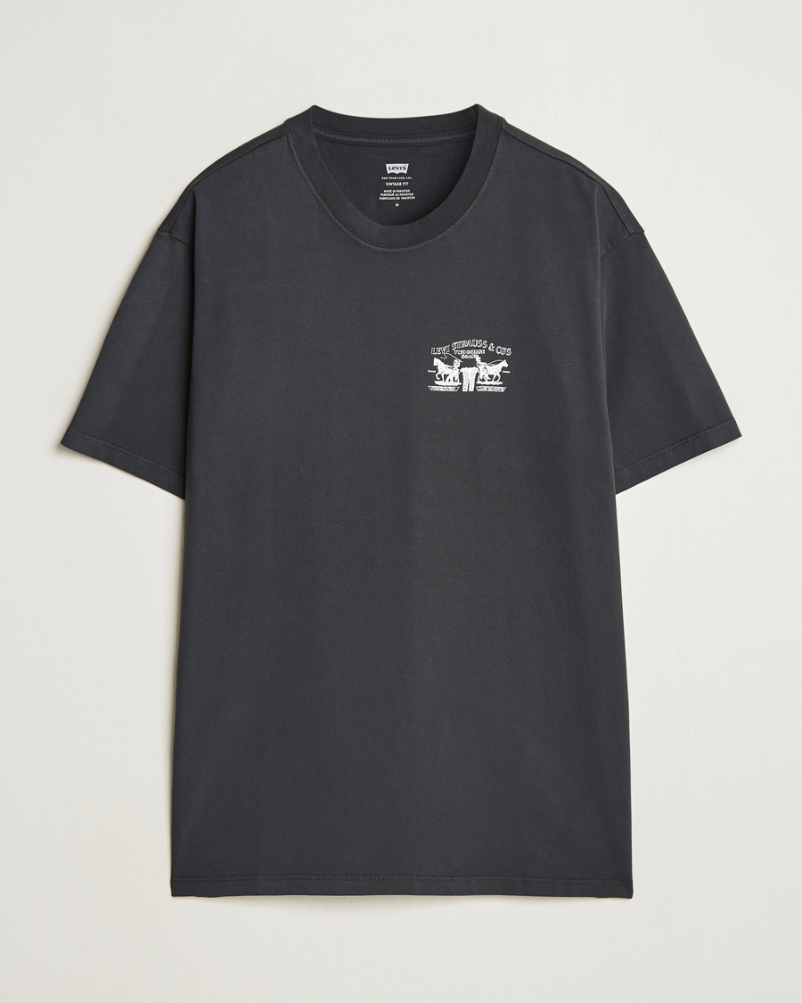 Herre | T-Shirts | Levi's | Vintage Fit Printed Crew Neck T-Shirt Jet Black