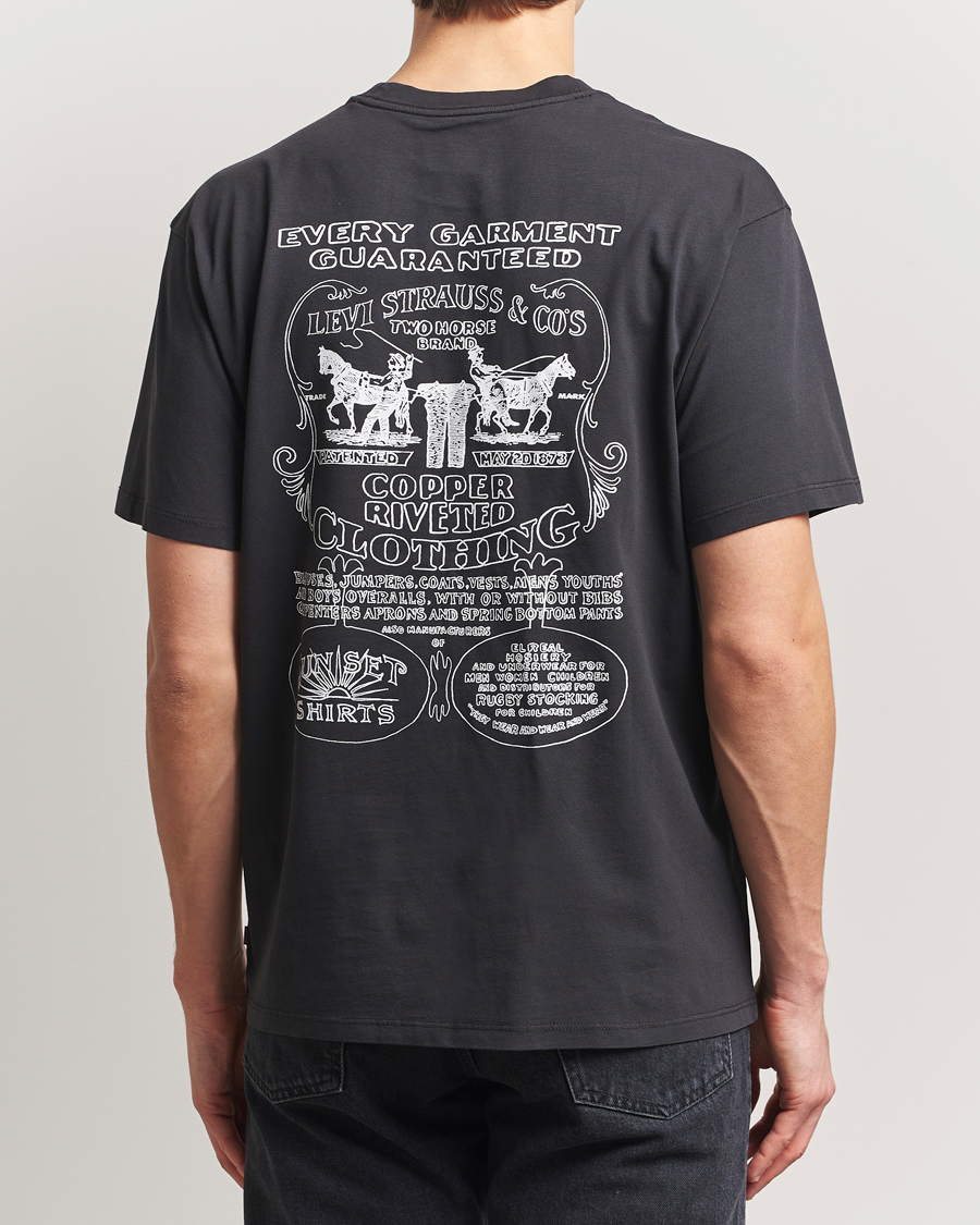 Herre | T-Shirts | Levi's | Vintage Fit Printed Crew Neck T-Shirt Jet Black