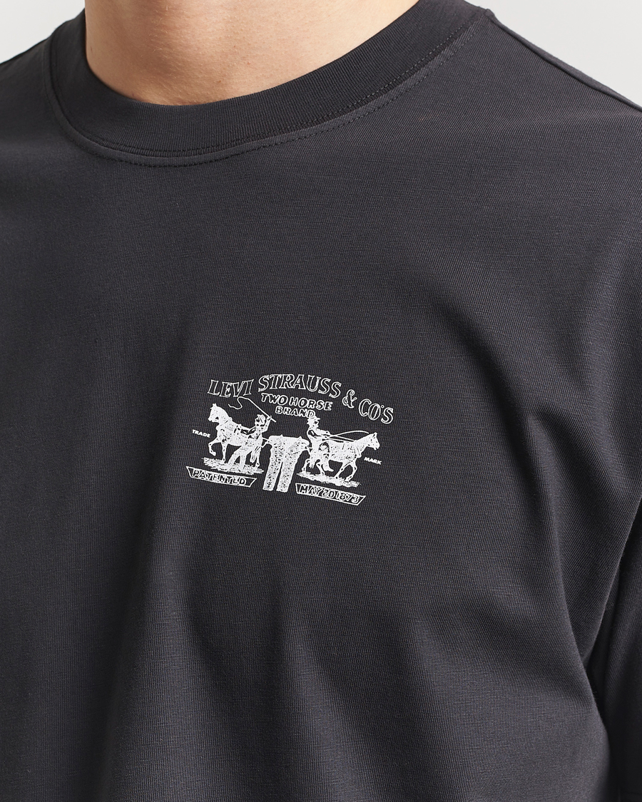 Herre | T-Shirts | Levi's | Vintage Fit Printed Crew Neck T-Shirt Jet Black
