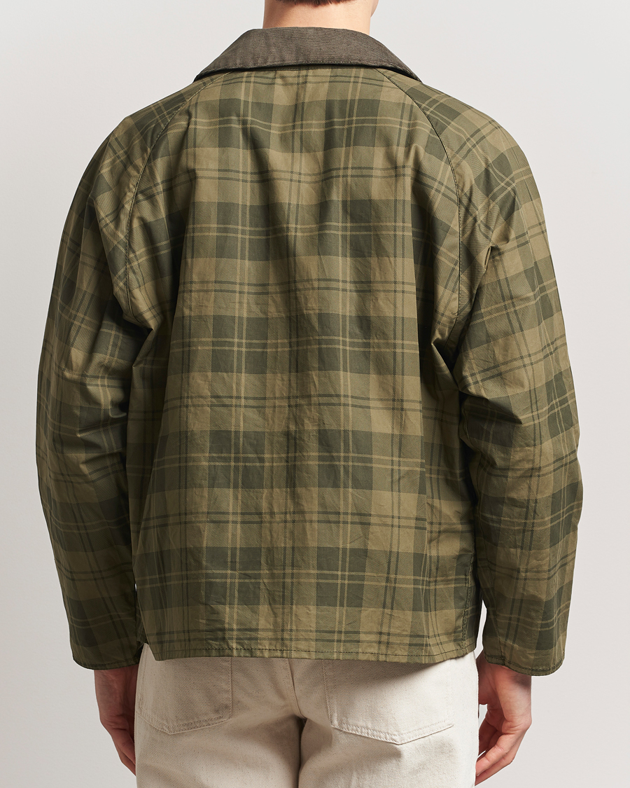Herre | Jakker | Barbour Heritage | Transport Check Cotton Casual Jacket Olive