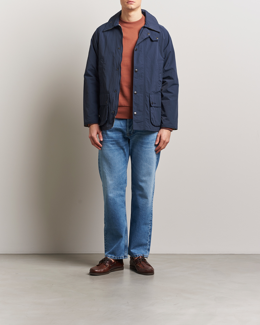 Herre | Jakker | Barbour Heritage | Classic Bedale Showerproof Jacket Navy