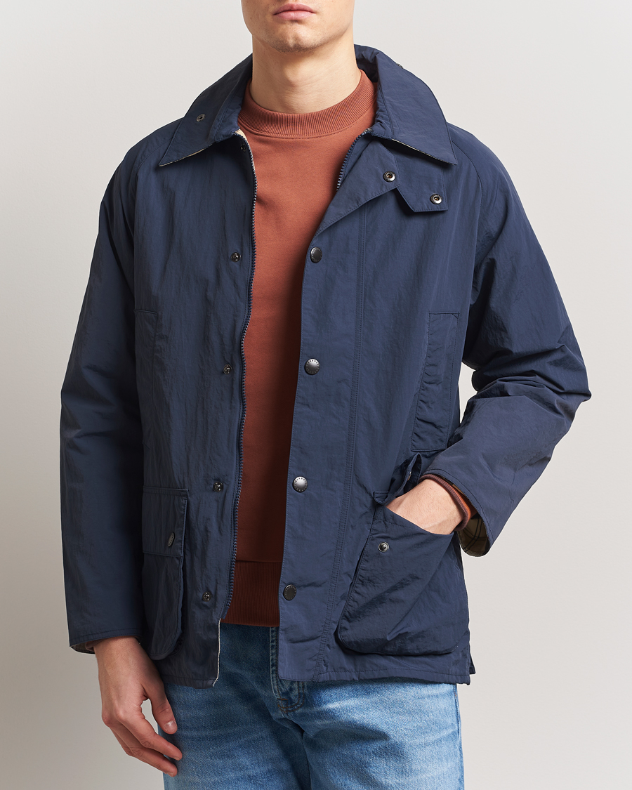 Herre | Jakker | Barbour Heritage | Classic Bedale Showerproof Jacket Navy
