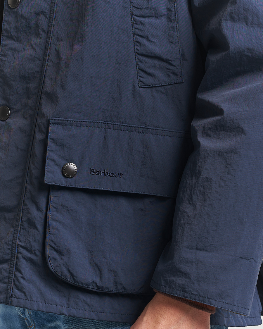 Herre | Jakker | Barbour Heritage | Classic Bedale Showerproof Jacket Navy