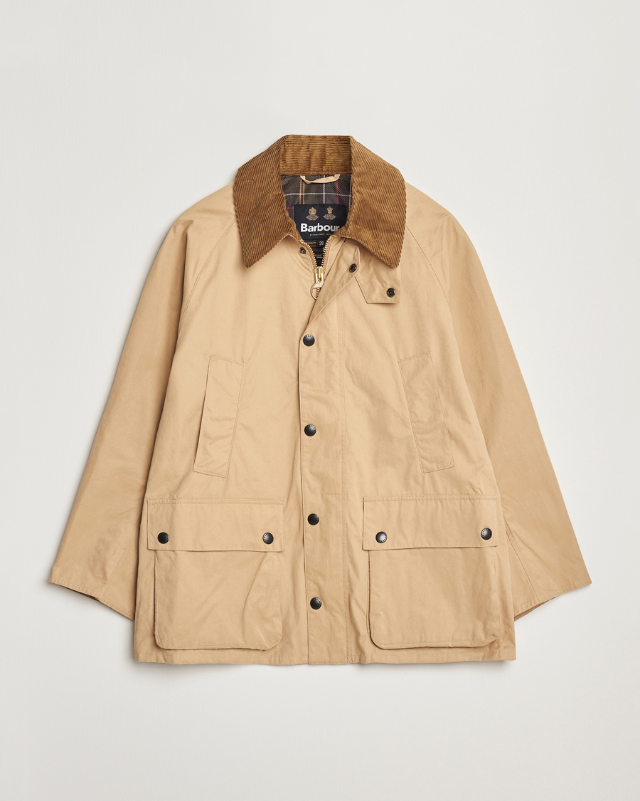 Herre | Jakker | Barbour Heritage | Oversized Peached Bedale Jacket Stone