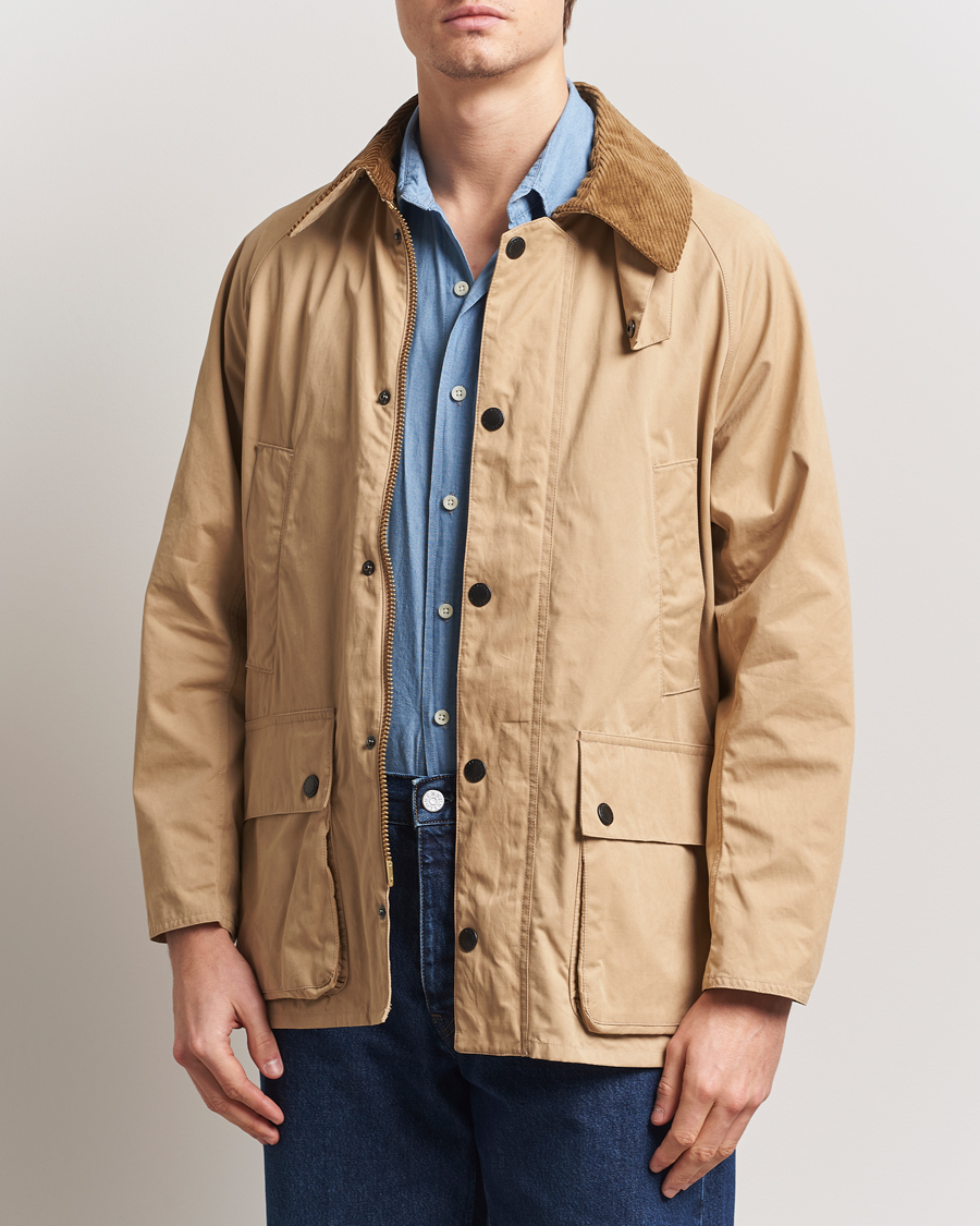 Herre | Jakker | Barbour Heritage | Oversized Peached Bedale Jacket Stone