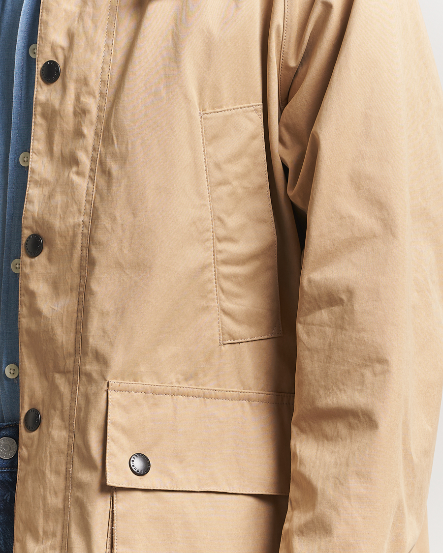 Herre | Jakker | Barbour Heritage | Oversized Peached Bedale Jacket Stone