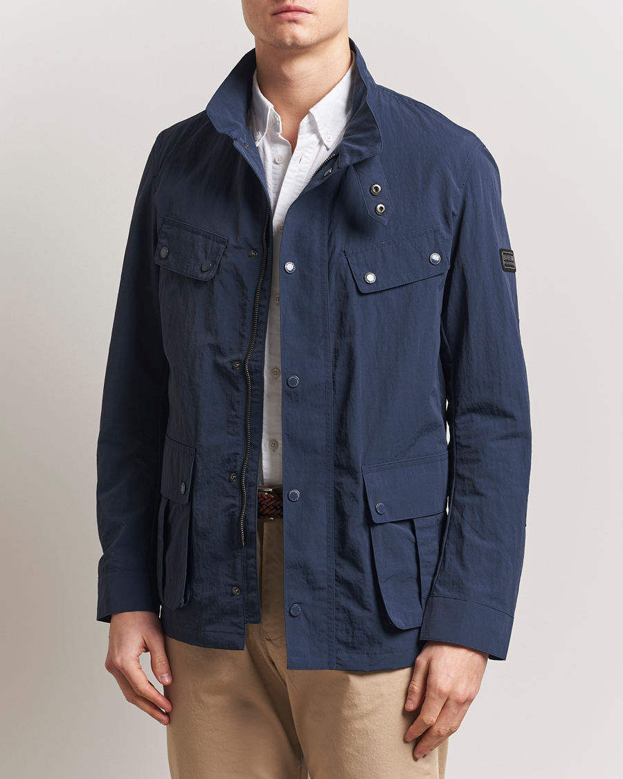 Herre | Jakker | Barbour International | Modern Showerproof Duke Jacket Navy