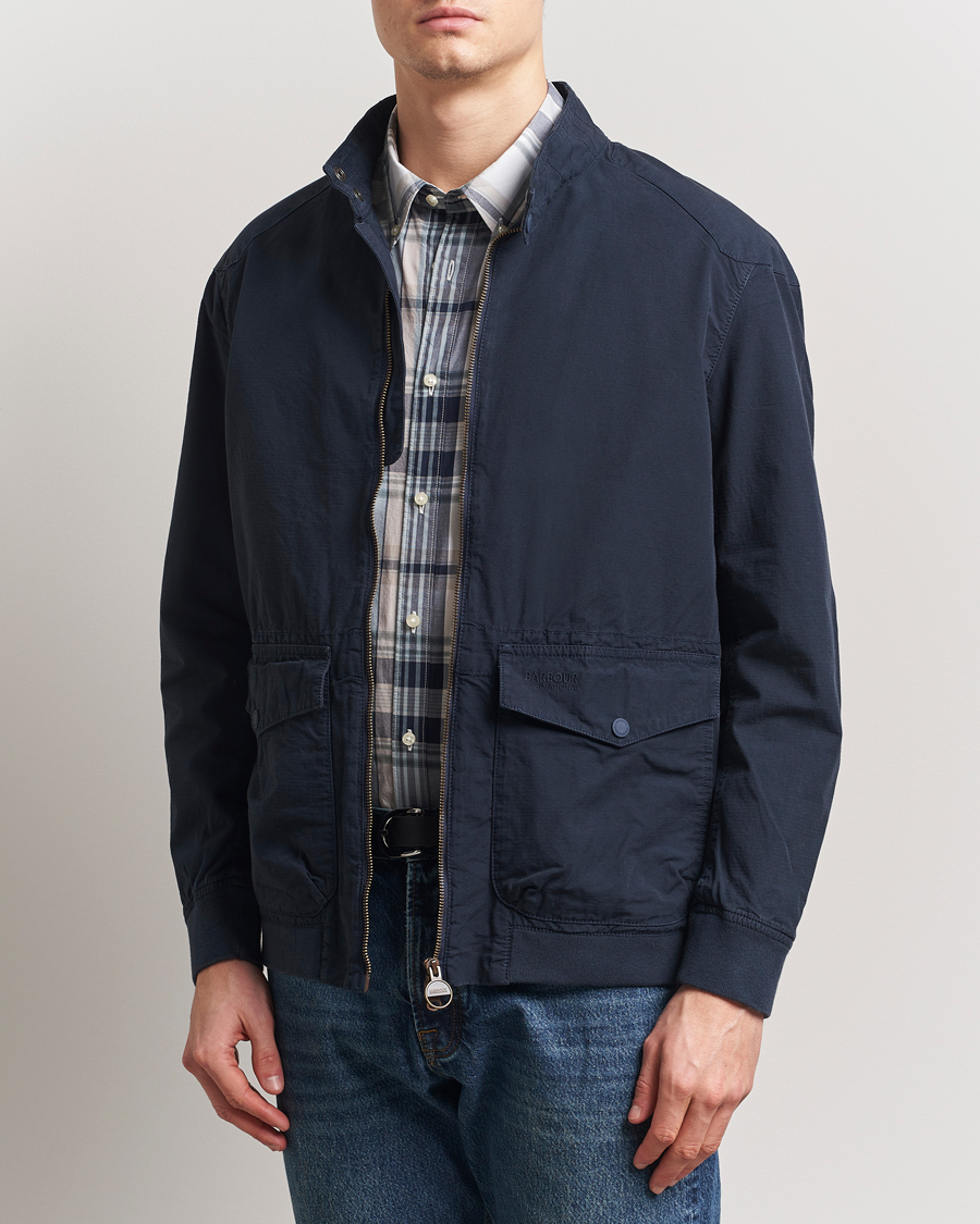 Herre | Jakker | Barbour International | Matley Casual Cotton Jacket Navy