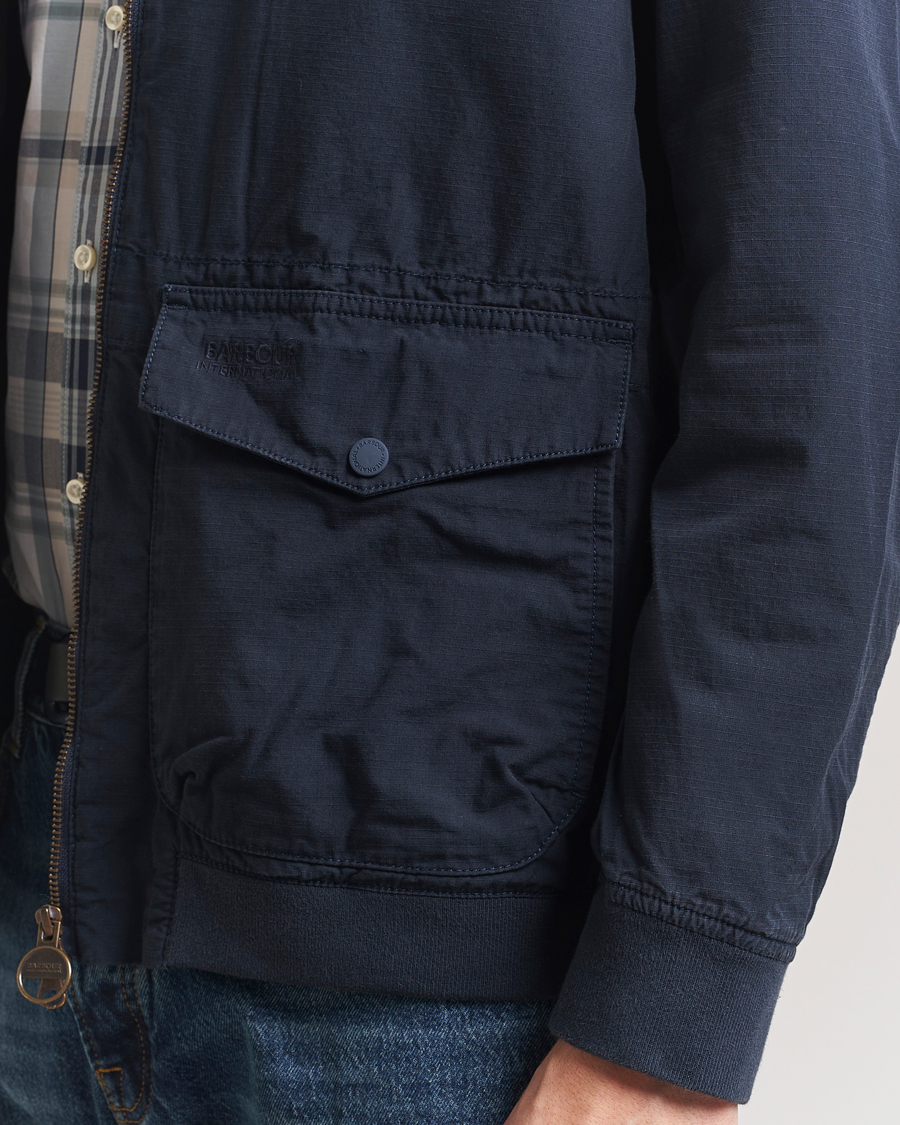 Herre | Jakker | Barbour International | Matley Casual Cotton Jacket Navy