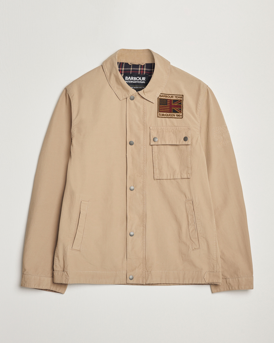Herre | Jakker | Barbour International | Steve McQueen Workers Casual Jacket Timber Wolf