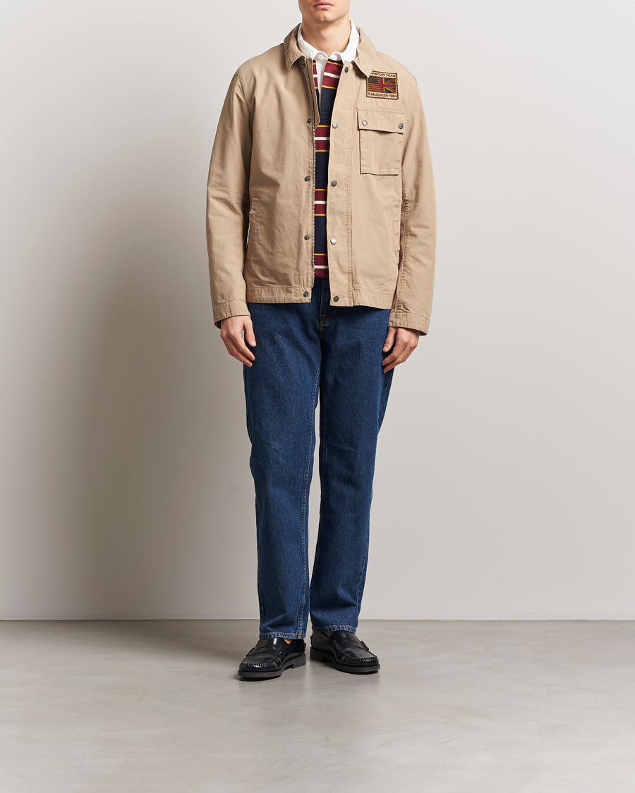 Herre | Jakker | Barbour International | Steve McQueen Workers Casual Jacket Timber Wolf