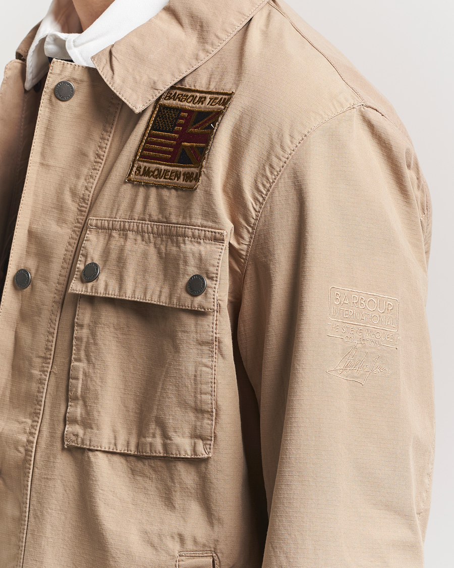 Herre | Jakker | Barbour International | Steve McQueen Workers Casual Jacket Timber Wolf