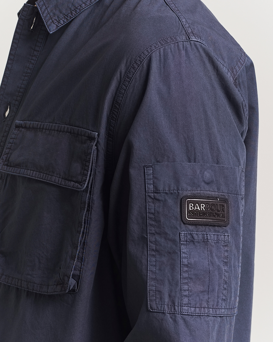 Herre | Skjorter | Barbour International | Kenneth GD Overdye Overshirt Navy