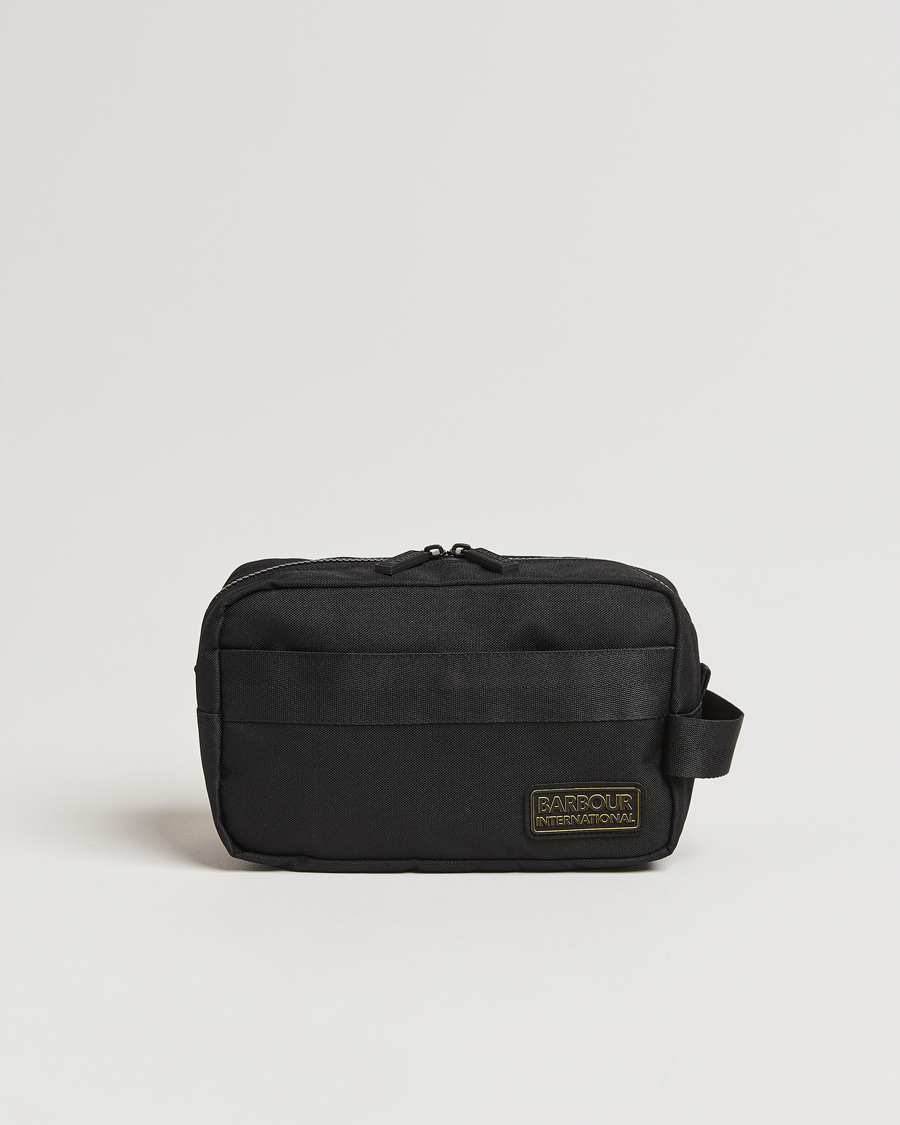 Herre | Vesker | Barbour International | Knockhill Washbag Black
