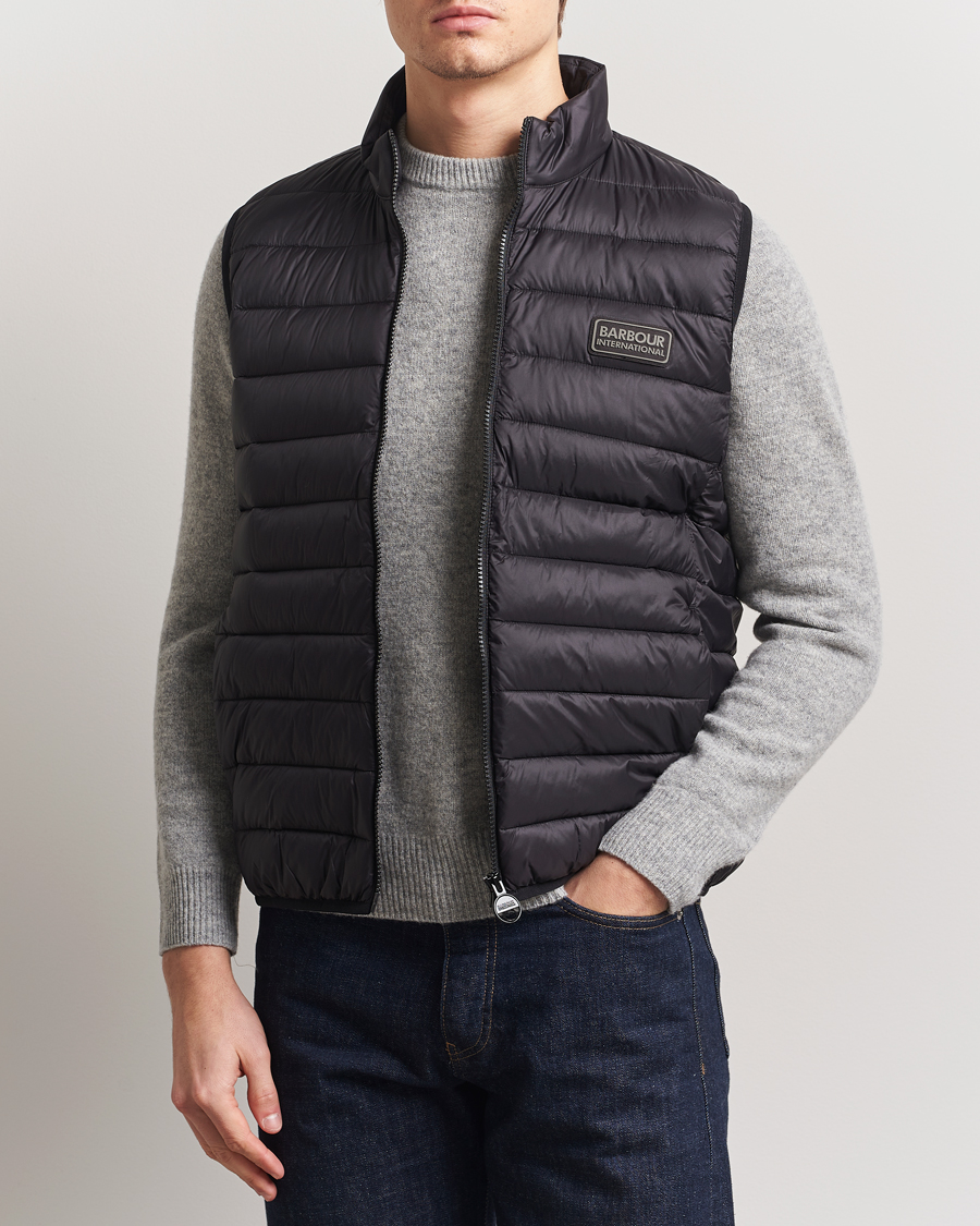 Herre | Vester | Barbour International | Trer Reed Puffer Gilet Black