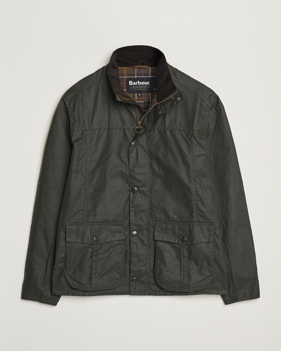 Herre | Jakker | Barbour Lifestyle | Sander Wax Jacket Olive