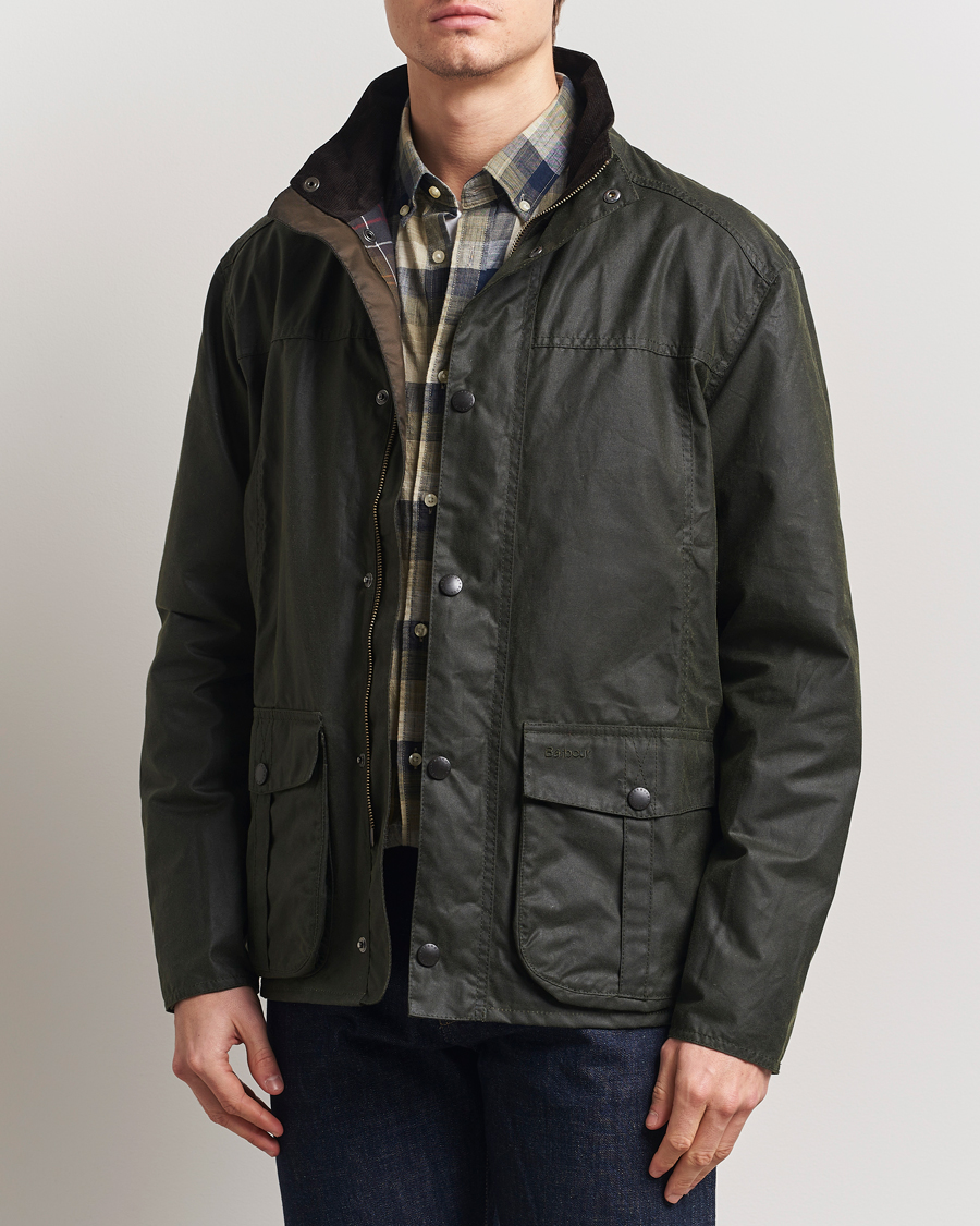 Herre | Jakker | Barbour Lifestyle | Sander Wax Jacket Olive