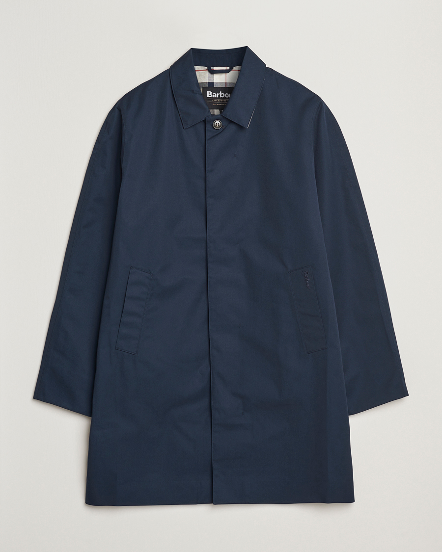 Herre | Jakker | Barbour Lifestyle | Rokig Waterproof Car Coat Navy