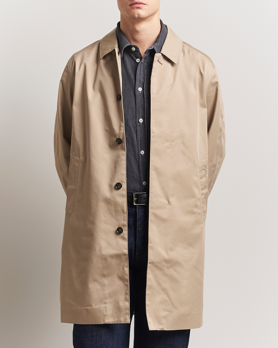 Herre | Jakker | Barbour Lifestyle | Rokig Waterproof Car Coat Washed Stone