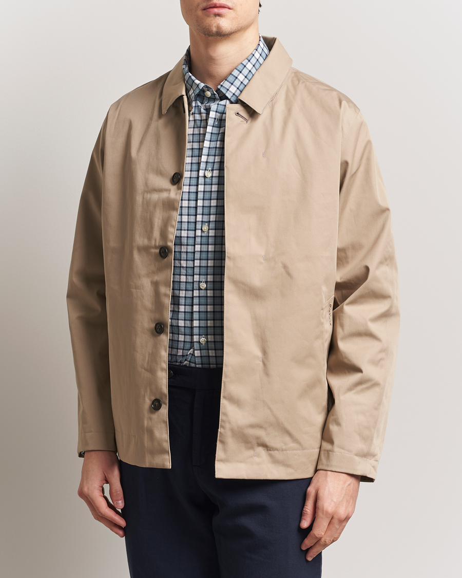 Herre | Jakker | Barbour Lifestyle | Short Rokig Waterproof Jacket Washed Stone
