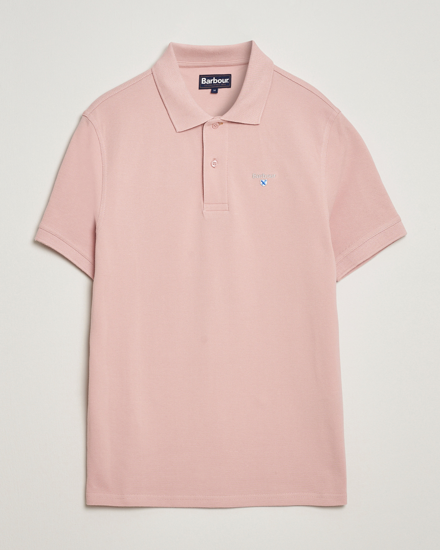 Herre | Pikéer | Barbour Lifestyle | Sports Polo Pink Mist