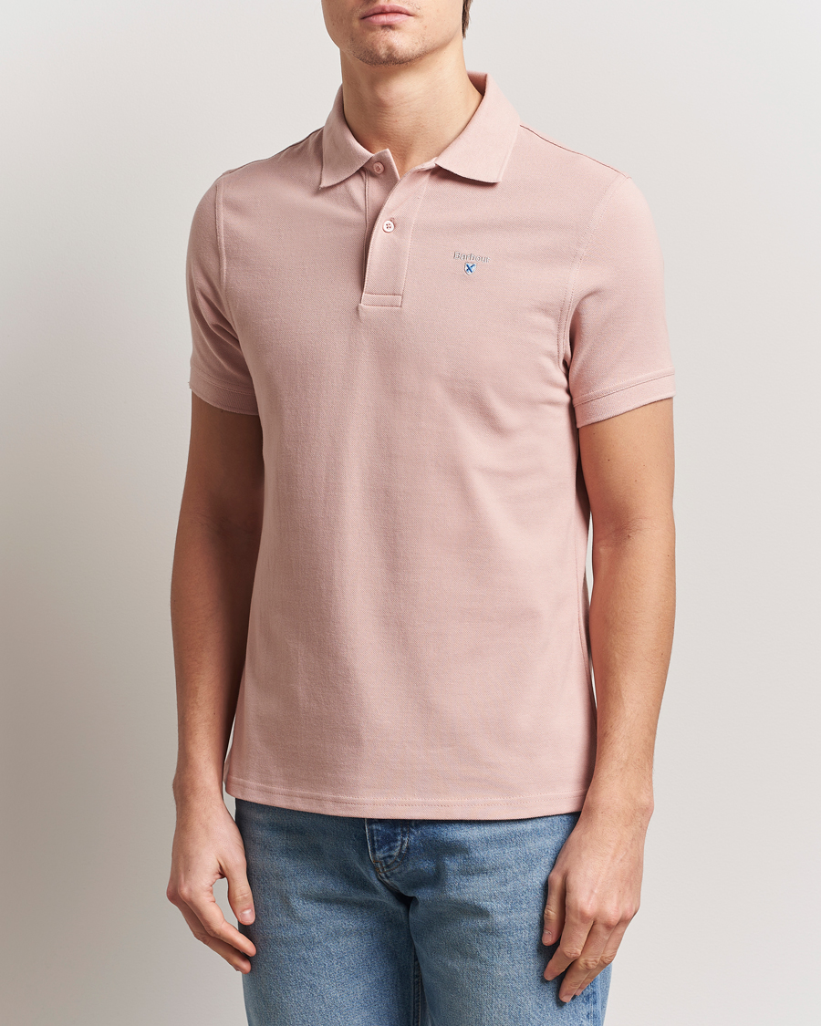 Herre | Pikéer | Barbour Lifestyle | Sports Polo Pink Mist